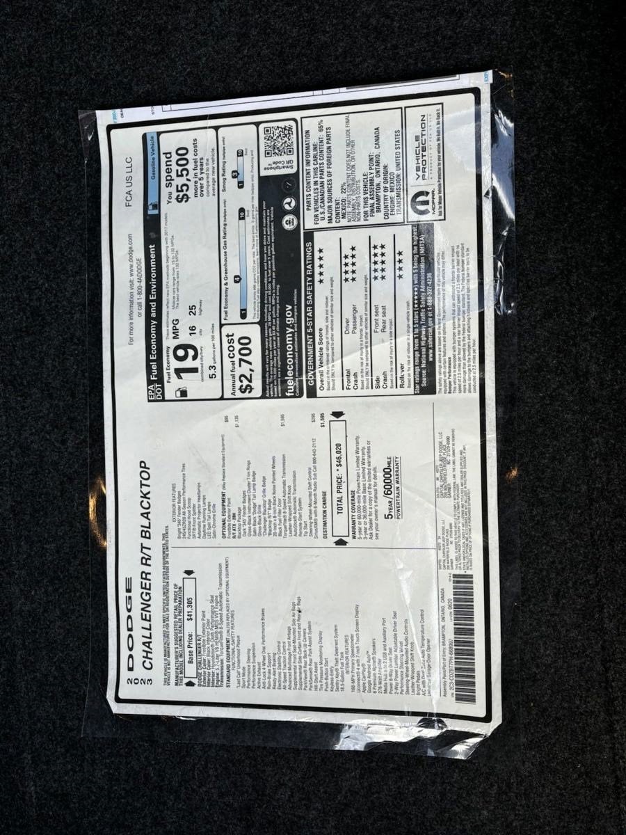 2023 Dodge Challenger R/T