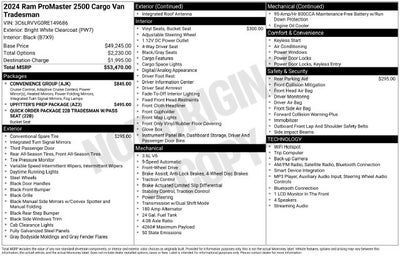 2024 RAM ProMaster 2500 Base