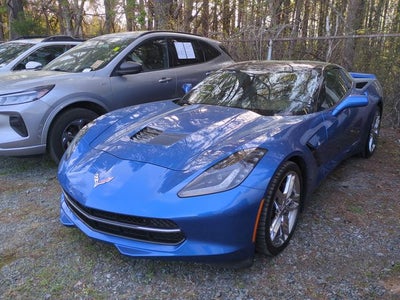 2016 Chevrolet Corvette Stingray Laguna Blue Chrome Wheels