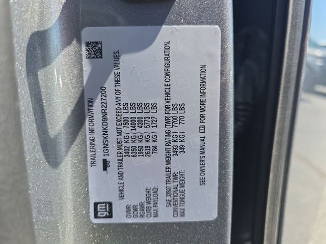 2022 Chevrolet Tahoe LT