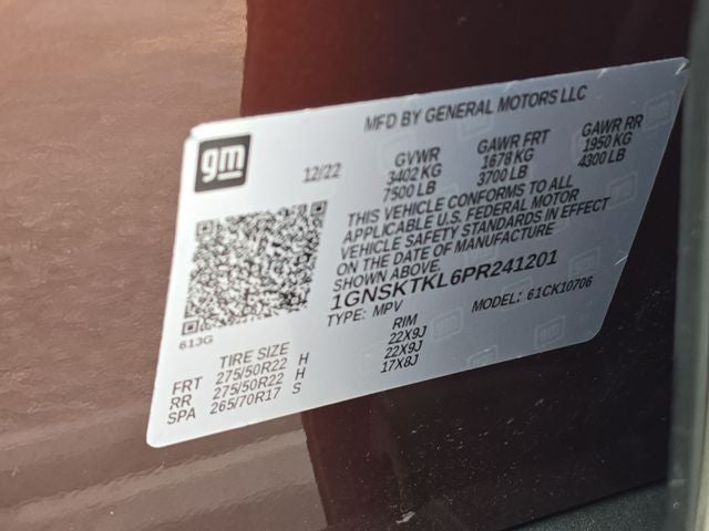 2023 Chevrolet Tahoe High Country