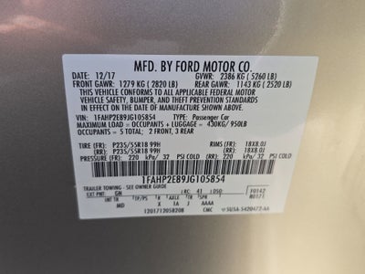 2018 Ford Taurus SEL