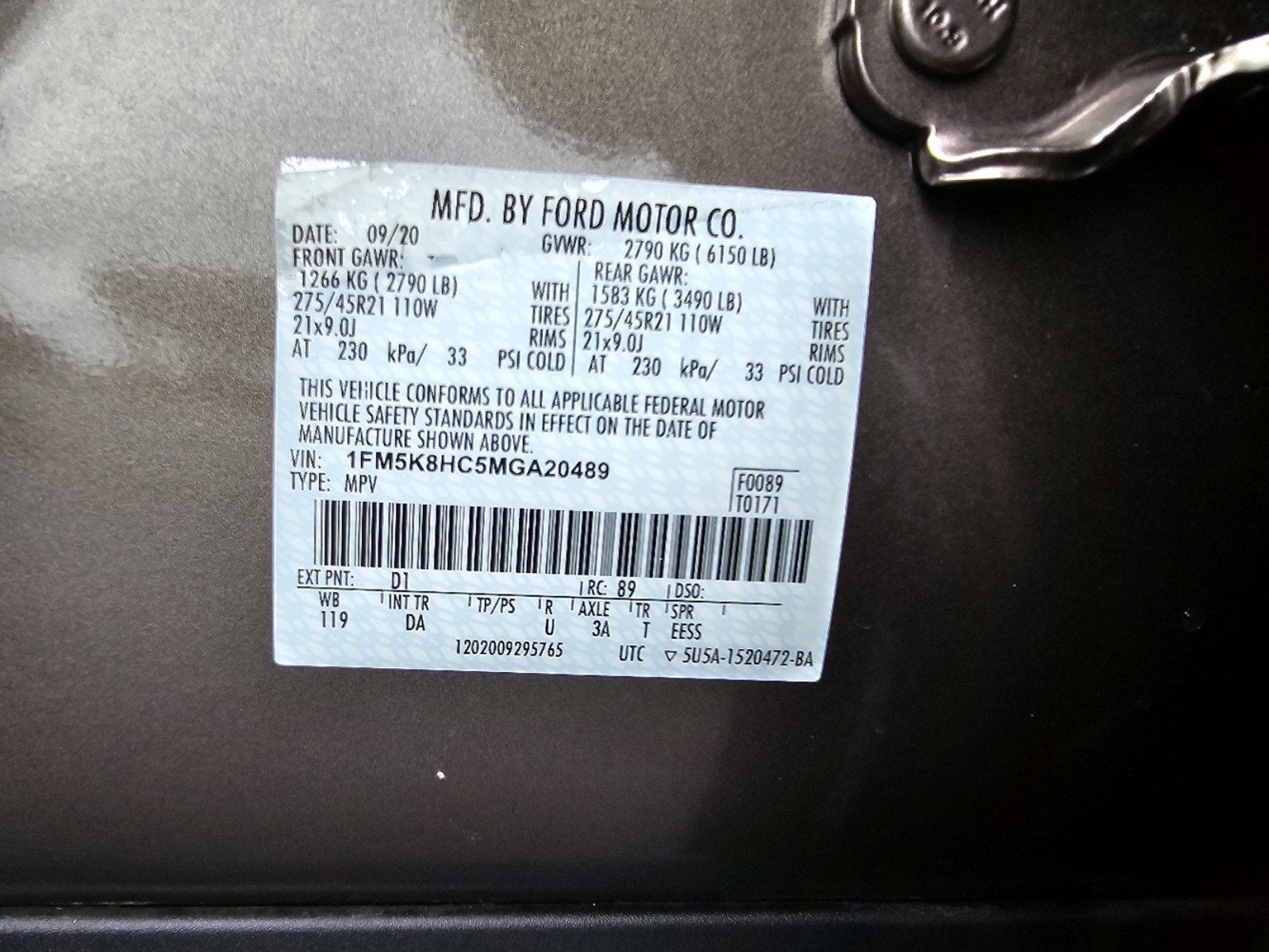 2021 Ford Explorer Platinum