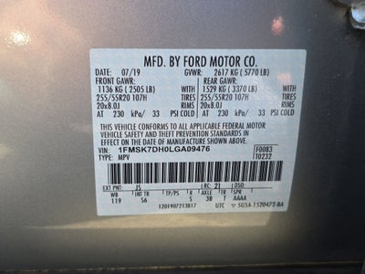 2020 Ford Explorer XLT