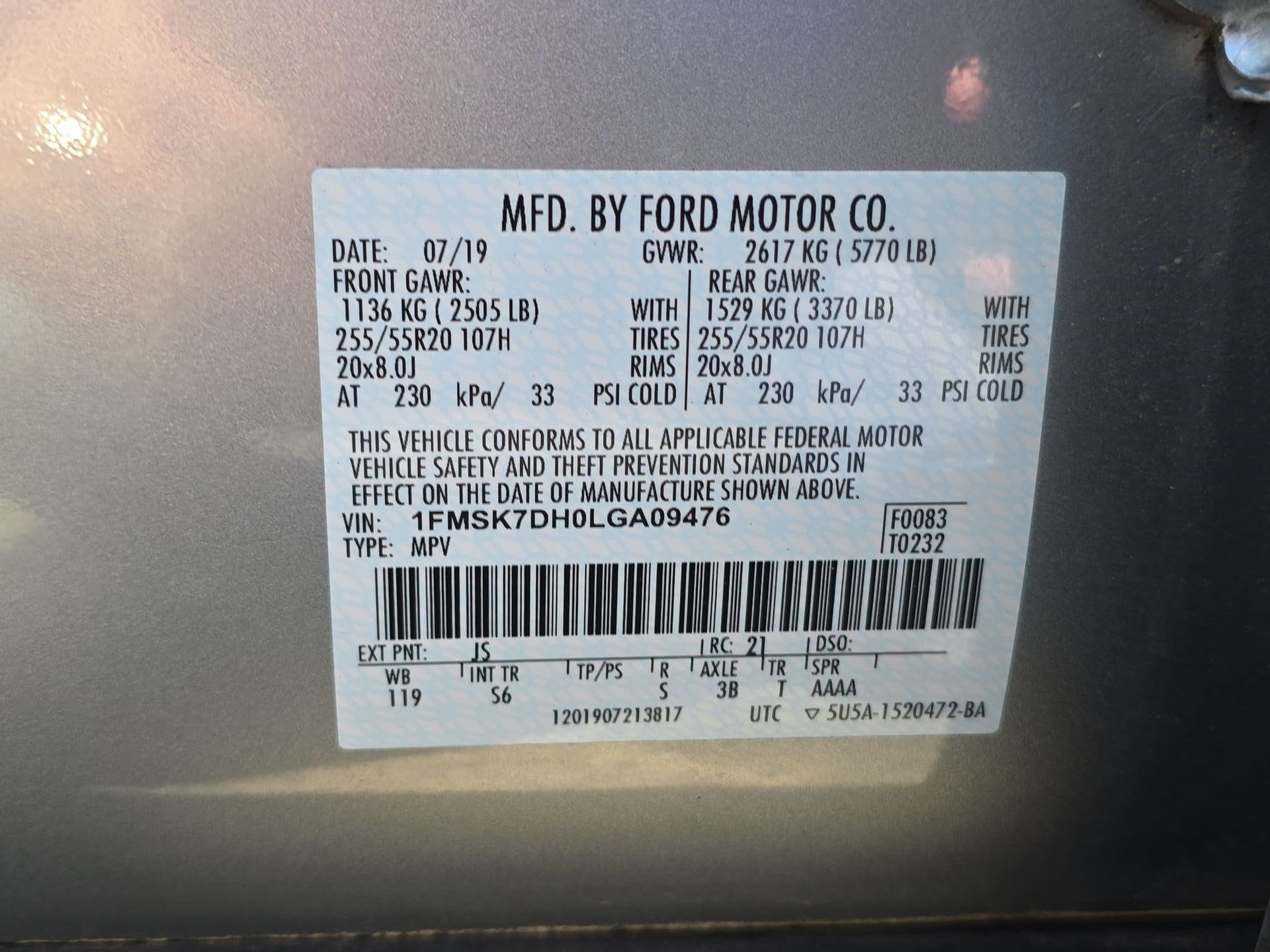 2020 Ford Explorer XLT