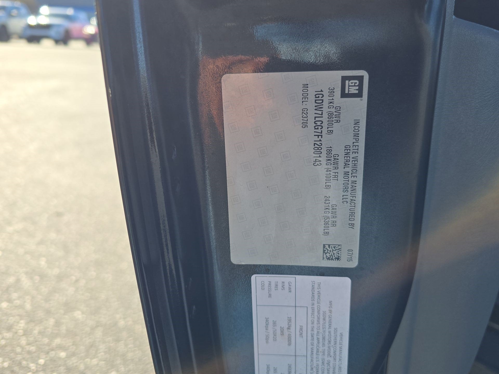 2015 GMC Savana Cargo Van Upfitter