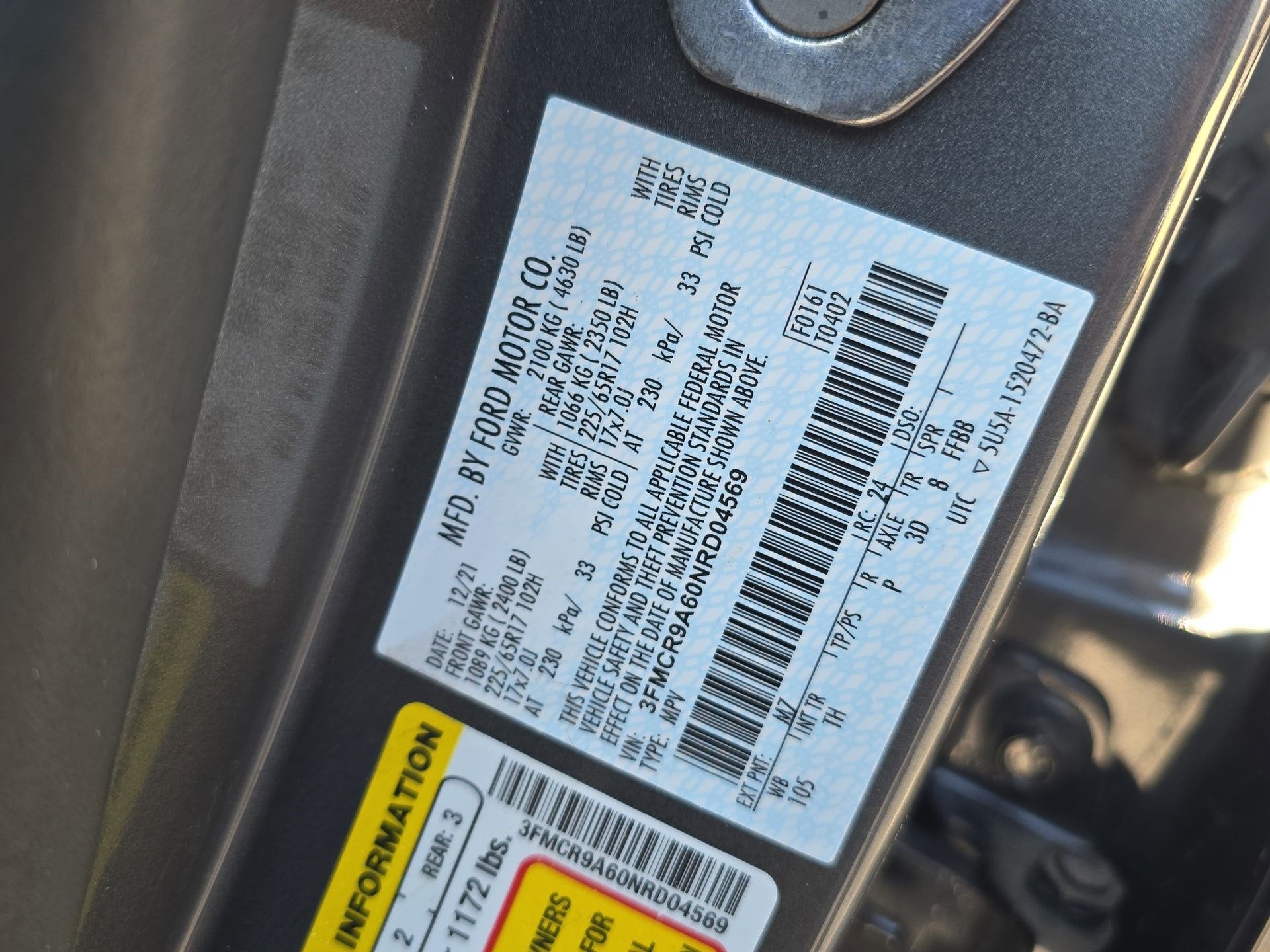 2022 Ford Bronco Sport Base