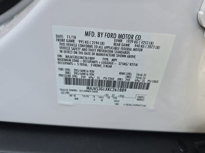 2019 Ford EcoSport SE