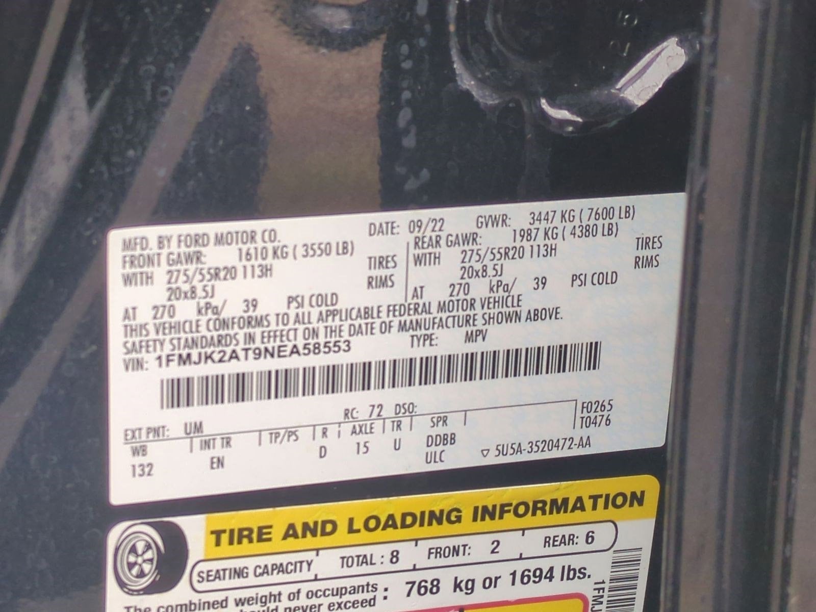 2022 Ford Expedition Max Limited