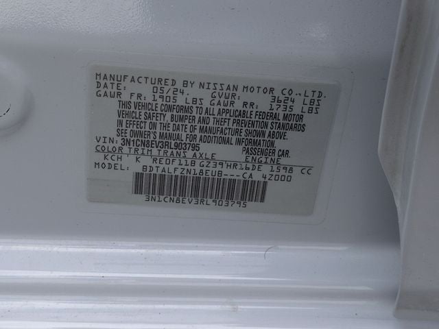 2024 Nissan Versa 1.6 SV