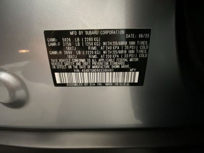 2025 Subaru Outback Limited XT