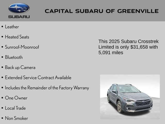 2025 Subaru Crosstrek Limited