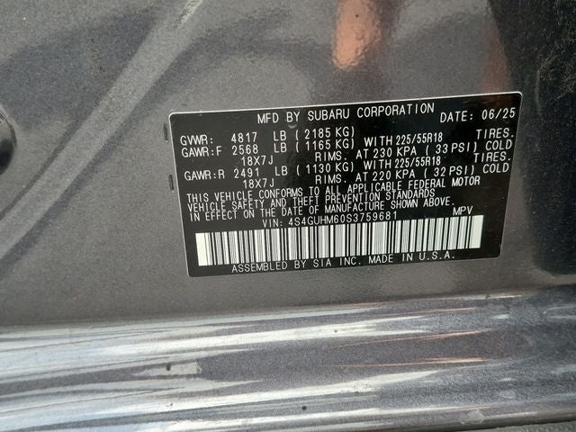 2025 Subaru Crosstrek Limited