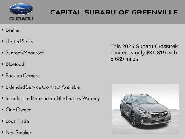 2025 Subaru Crosstrek Limited