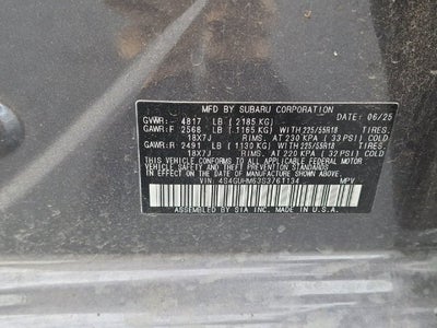 2025 Subaru Crosstrek Limited