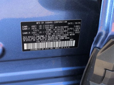 2026 Subaru Forester Base