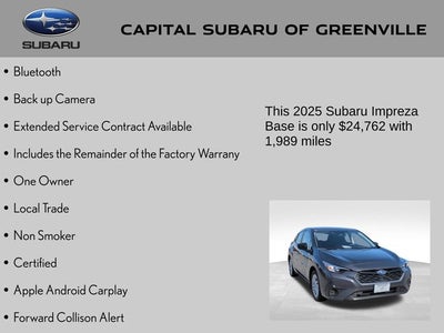 2025 Subaru Impreza Base