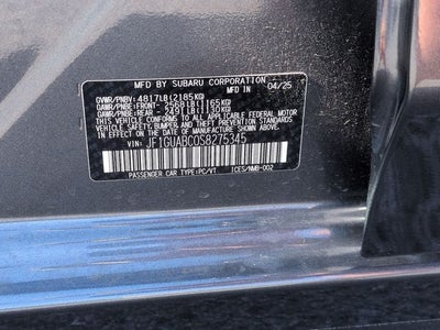 2025 Subaru Impreza Base