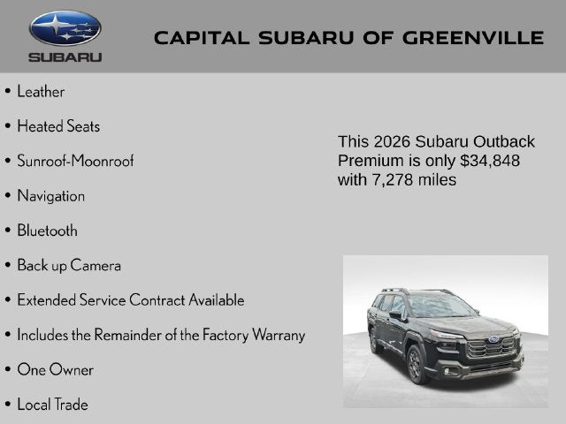 2026 Subaru Outback Premium