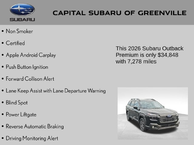 2026 Subaru Outback Premium