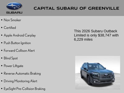 2026 Subaru Outback Limited
