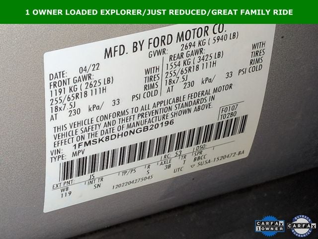 2022 Ford Explorer XLT