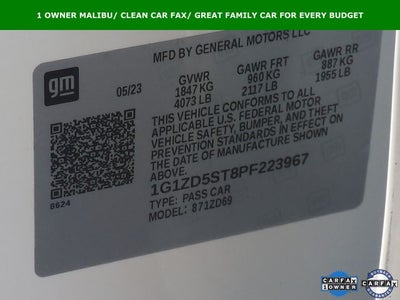 2023 Chevrolet Malibu LT 1LT