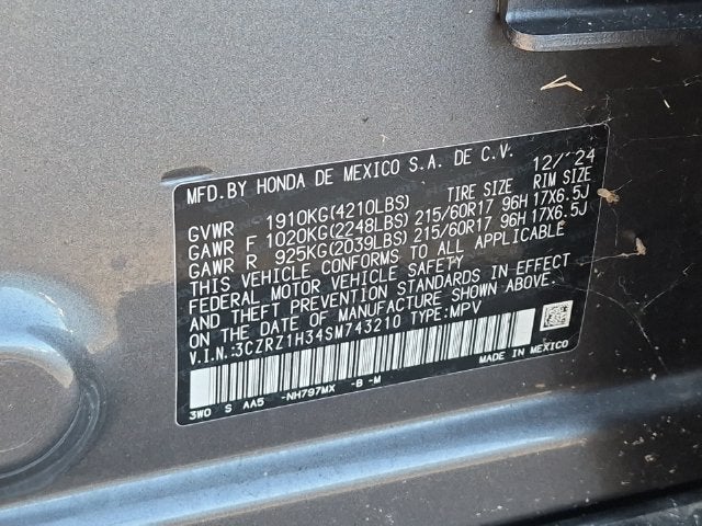 2025 Honda HR-V LX