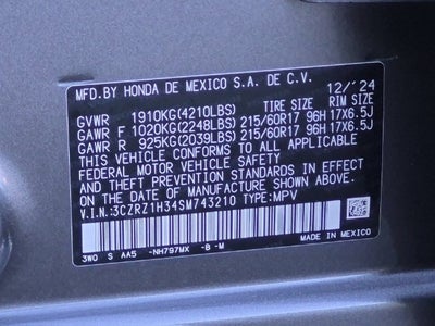 2025 Honda HR-V LX