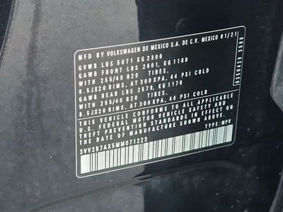 2021 Volkswagen Tiguan 2.0T SE R-Line Black
