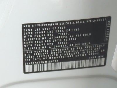 2021 Volkswagen Tiguan 2.0T SE R-Line Black