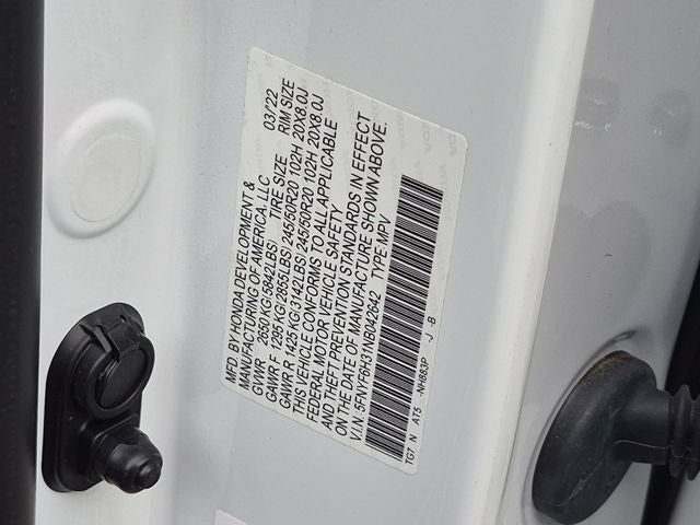 2022 Honda Pilot Sport