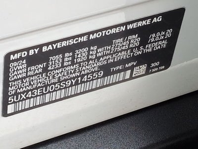 2025 BMW X5 xDrive50e Premium