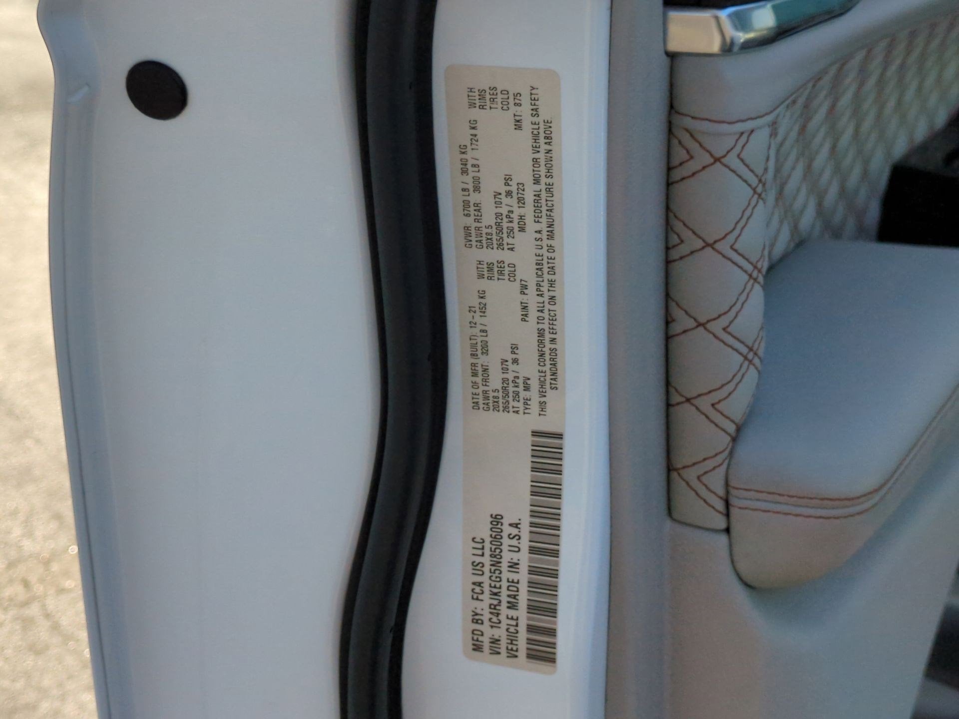 2022 Jeep Grand Cherokee L Summit