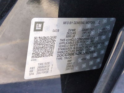 2019 Chevrolet Colorado 2WD Work Truck