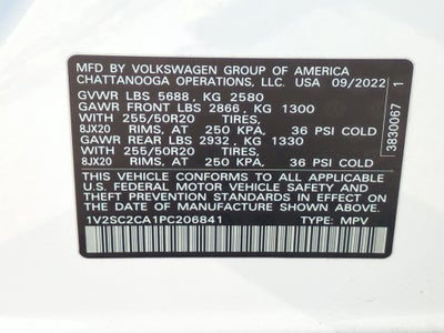 2023 Volkswagen Atlas Cross Sport 2.0T SEL R-Line Black