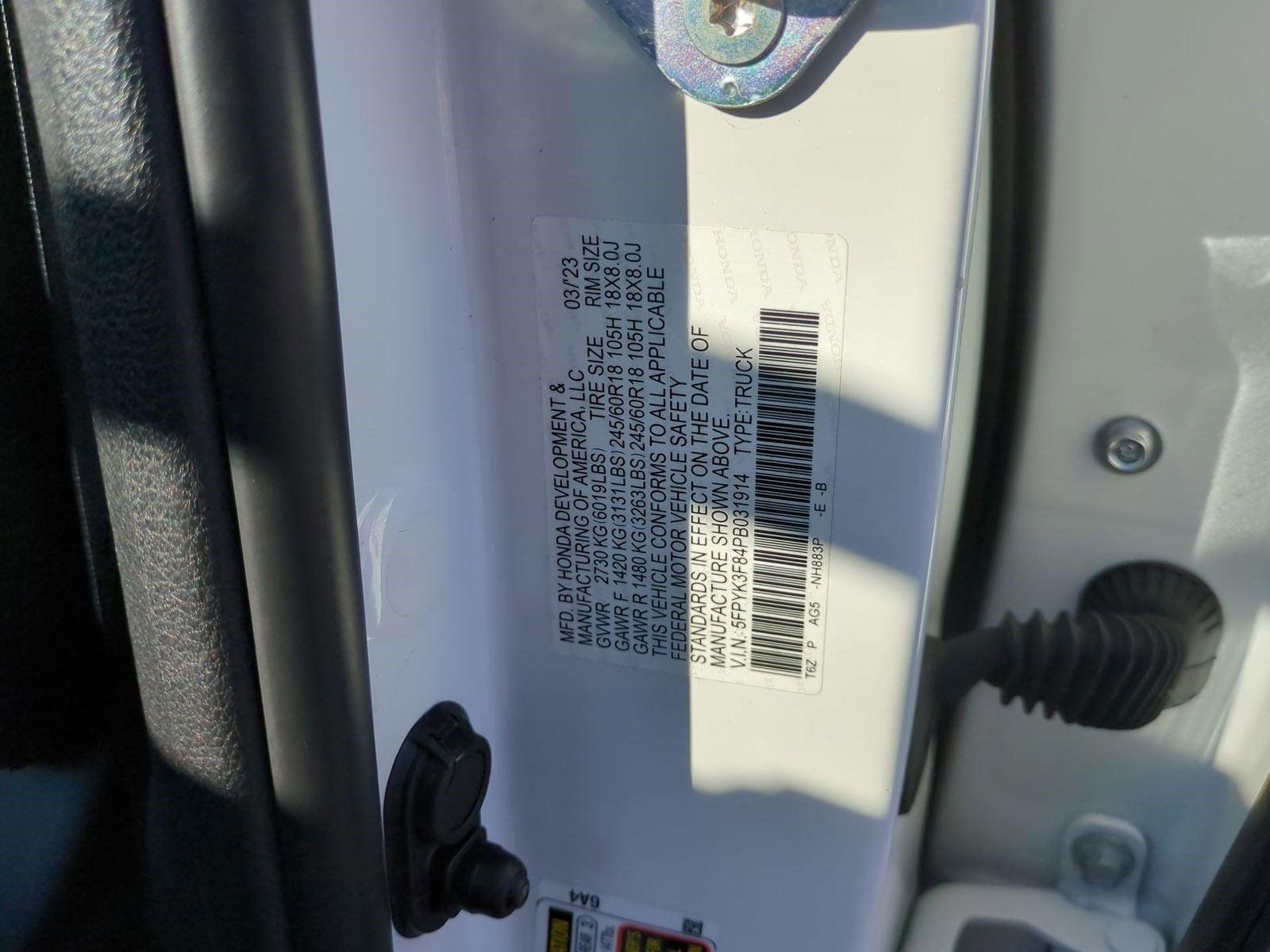 2023 Honda Ridgeline Black Edition