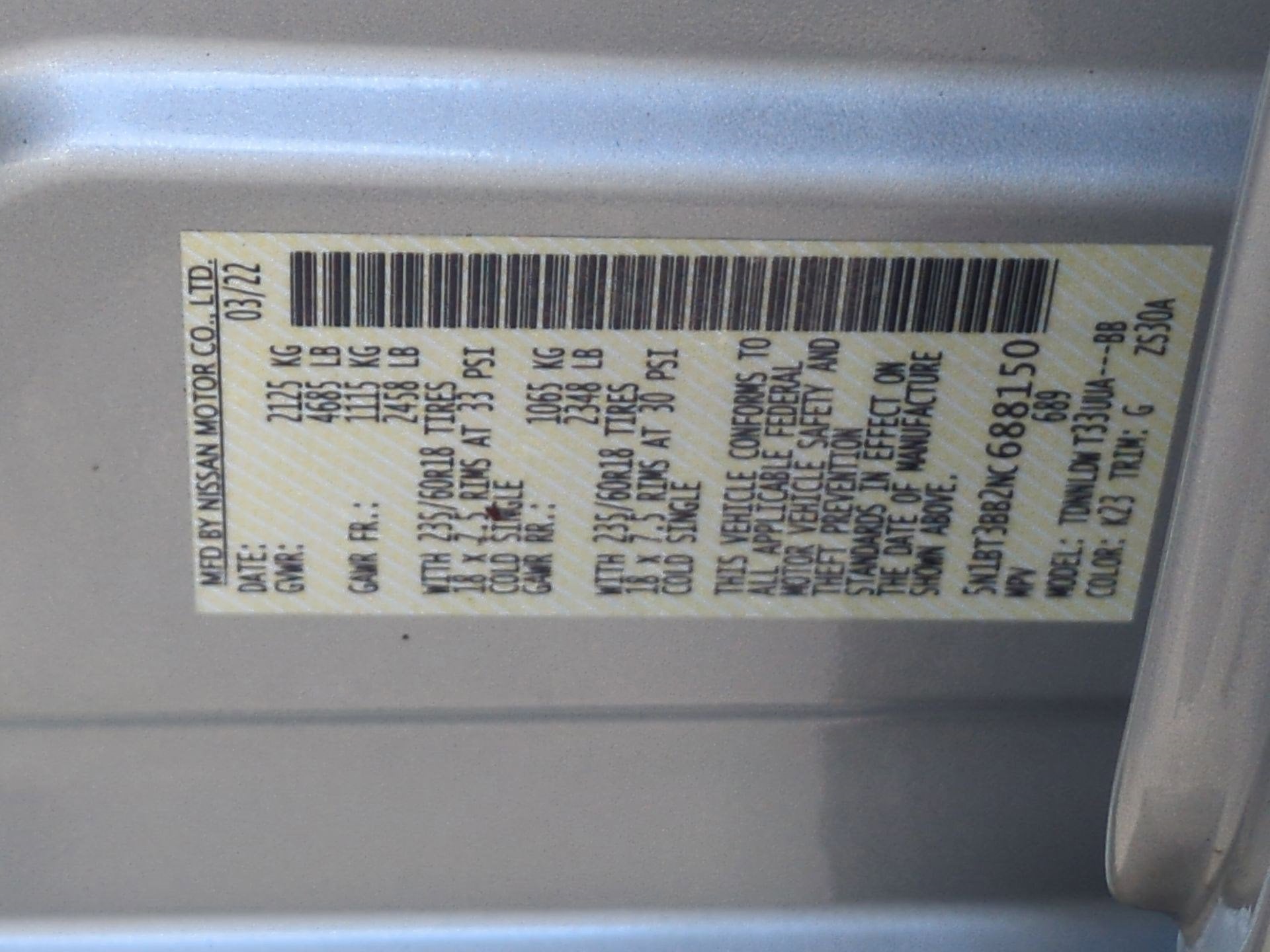 2022 Nissan Rogue SV