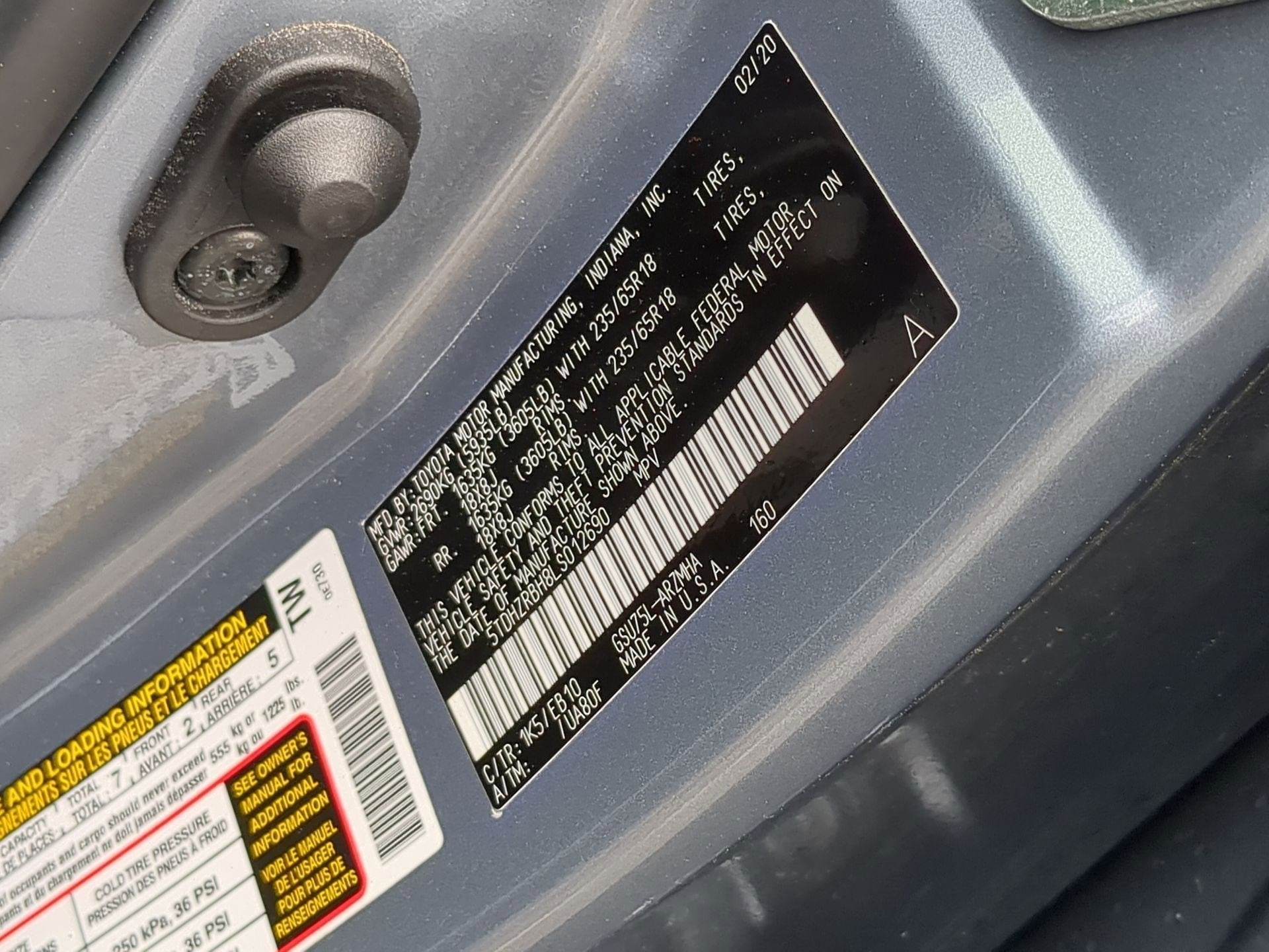 2020 Toyota Highlander XLE