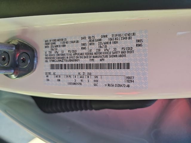 2025 Ford Escape Hybrid ST-Line Select