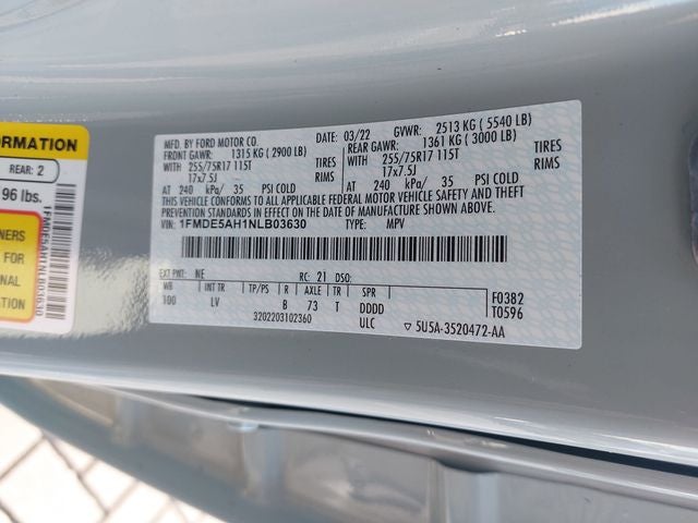 2022 Ford Bronco Black Diamond