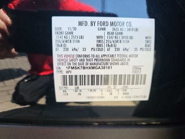 2021 Ford Explorer Base