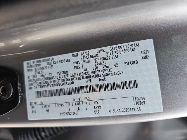 2022 Ford F-150 Lightning Platinum