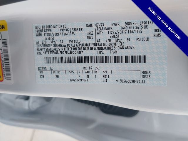 2024 Ford Ranger Raptor