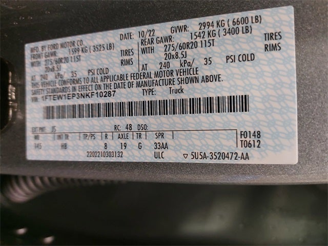 2022 Ford F-150 Lariat