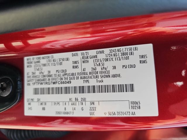 2021 Ford F-150 Raptor SHELBY