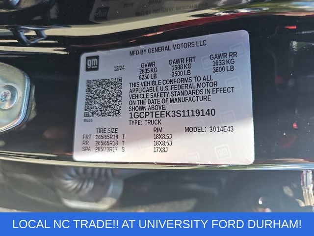 2025 Chevrolet Colorado Trail Boss