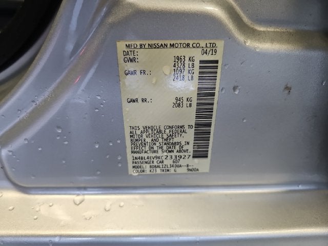 2019 Nissan Altima 2.5 SL
