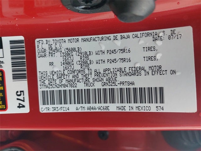 2017 Toyota Tacoma SR5