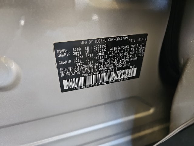 2019 Subaru Ascent Limited